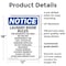 Signmission Laundry Room Rules For Residents, 12 in W x Rectangle, Plastic OS-2PACK-NS-P-1218-V-13982 - alternate 2